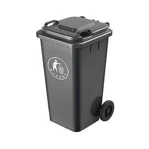 Plastic Outdoor 120Liters wheelie Waste Bin