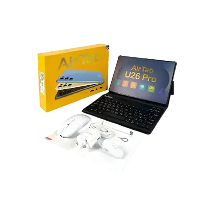 AirTab U26 Pro PC Android Tablet Android 15 OS, 10.1 FHD Incell, 16GB RAM, 1TB ROM, 13MP And 30MP Camera, 10000mAh Battery