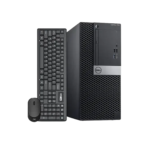 DELL OptiPlex 7040/7060/3040 6th/7th Gen CPU (Tower) Intel Core i5 8GB RAM 128Gb SSD 1TB HDD (Refurbished)- Black