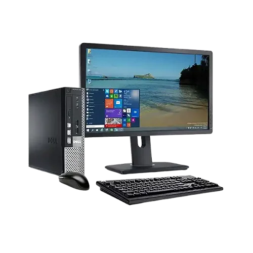 Dell Optiplex 790 SFF Desktop - Dual Core, 4GB DDR3, 250GB HDD, Windows 10 + 19 inch LED Monitor