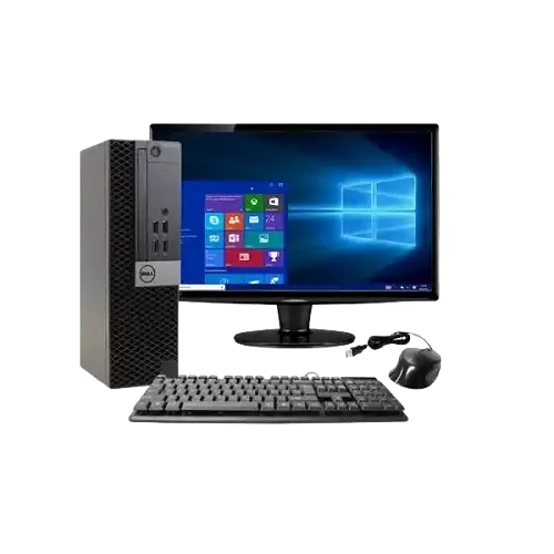 DELL Refurbished OptiPlex Complete Set Desktop CPU Core I3 - 4GB Ram - 500GB