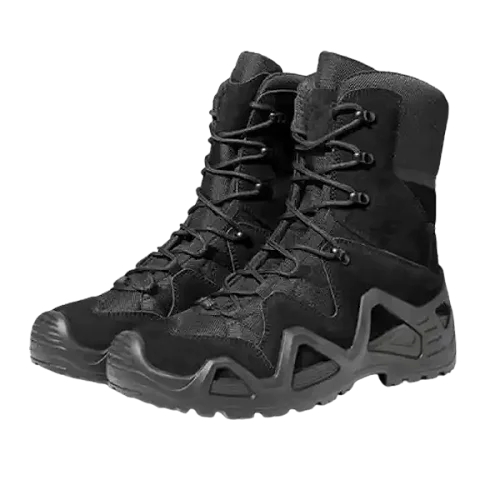 Safety Shoes Climbing Hiking Shoes Men Boots - Black