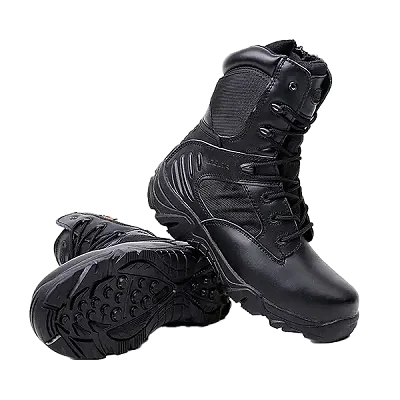 Delta boots high-top outdoor hiking shoes desert boots - Black