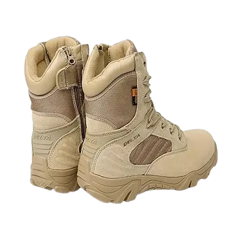 Delta Brown and Tactical Desert Combat Boots - Brown