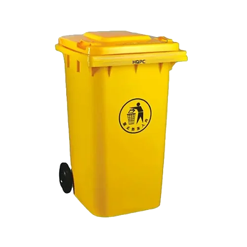 120L Dust Bin/Waste Bin 2 Wheels - Blue
