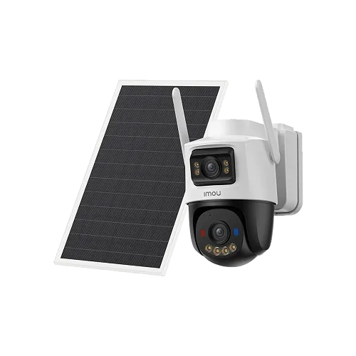 IMOU AOV Dual Lens - 10MP - 4G &amp; Wi-Fi PT Battery Security Camera Solar Kit